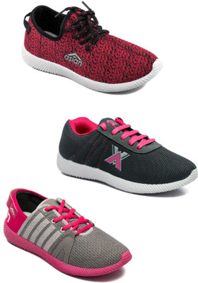 

Asian Women's casual shoes combo pack of 3 Casuals For Women(Multicolor