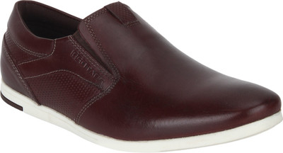 

Red Tape Men Leather Slip On Sneakers For Men(Brown, Bordo