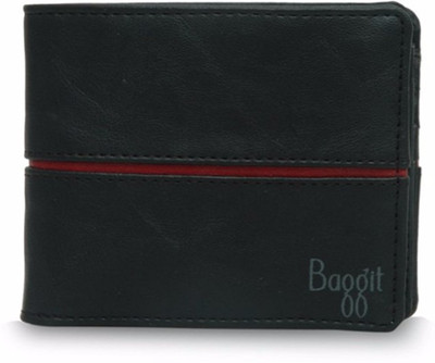 

Baggit Men Black Artificial Leather Wallet(6 Card Slots)