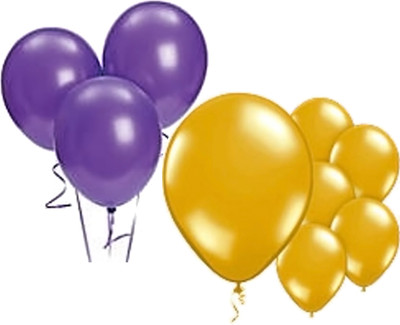 

EVA Solid EVA219 Balloon(Gold, Purple, Pack of 100)