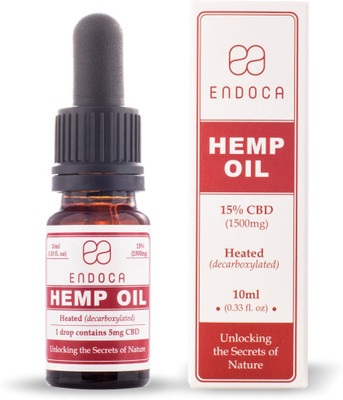 

Endoca Hemp Oil Drops 1500mg CBD (Cannabidiol) (15%)(10 ml)