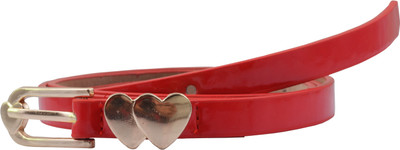 

Antiformal Women Casual, Party, Formal, Evening Red Artificial Leather Belt
