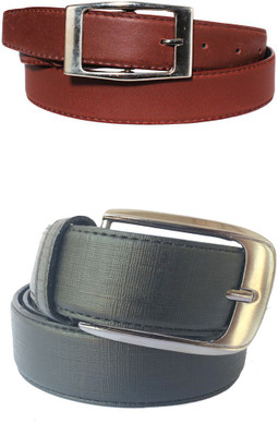 

Klaska Men Black, Brown Artificial Leather Belt