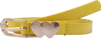 

Antiformal Women Casual, Party, Formal, Evening Yellow Artificial Leather Belt