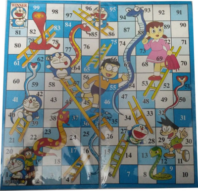 

99Shoppy 2 in 1 Ludo Doraemon Theme Board Game