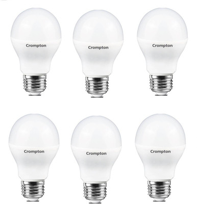 

Crompton 5 W Standard E27 LED Bulb(Yellow, Pack of 6)