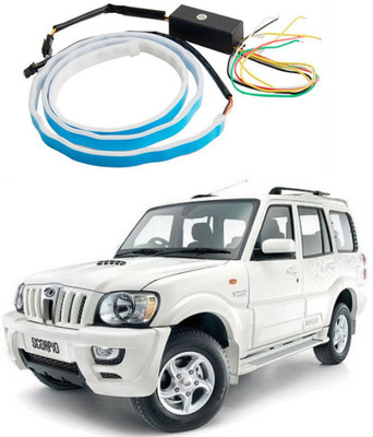 Auto Garh M54 MULTI COLOUR BRAKE LIGHT (DIGGY LIGHT) WITH BLUE LIGHT WHILE DRIVING,RED LIGHT FOR BRAKE,YELLOW LIGHT FOR INDIGATOR SUITABLE FOR Scorpio Car Fancy Lights(Yellow, Red, Blue)