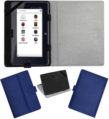 ACM Flip Cover for Iball Slide I7218(Blue, Cases with Holder)