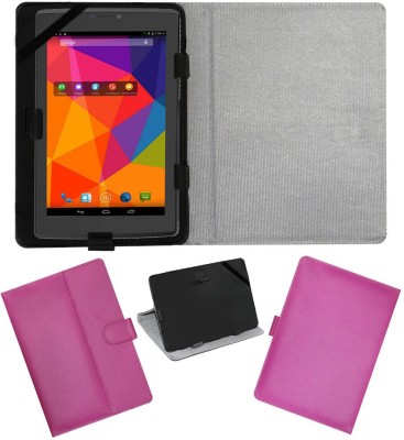 ACM Flip Cover for Micromax Canvas Tab P480(Pink, Cases with Holder, Pack of: 1)