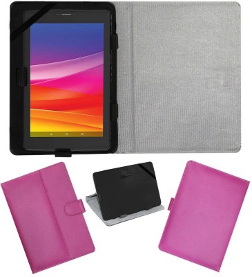 ACM Flip Cover for Micromax Canvas Tab P702 7 inch(Pink, Cases with Holder, Pack of: 1)
