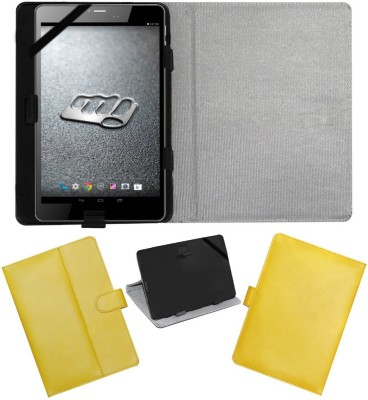 ACM Flip Cover for Micromax Canvas Tab P690(Yellow, Cases with Holder, Pack of: 1)