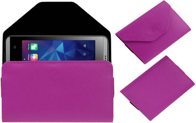 ACM Pouch for Reliance Jio LYF Flame 3(Pink, Cases with Holder, Pack of: 1)