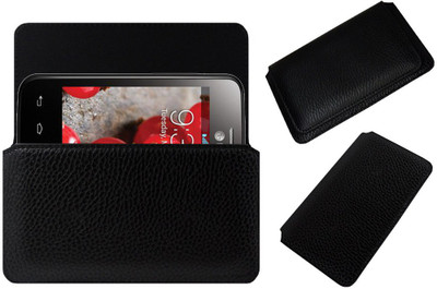 ACM Pouch for Lg Optimus L3 Ii Dual E435(Black, Cases with Holder, Pack of: 1)