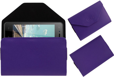 ACM Pouch for Intex Aqua Y2 Remote(Purple, Cases with Holder, Pack of: 1)