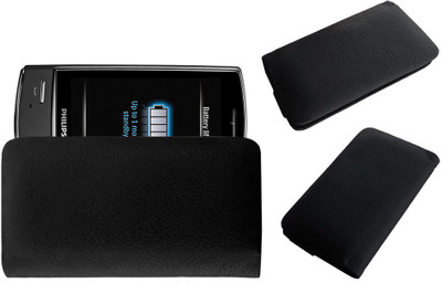 ACM Pouch for Philips Xenium X806(Black, Cases with Holder, Pack of: 1)