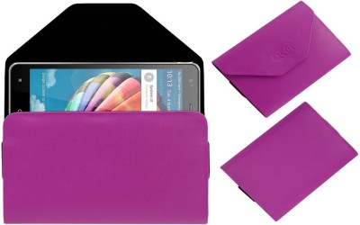 ACM Pouch for Videocon Z52 Thunder Plus(Pink, Cases with Holder, Pack of: 1)