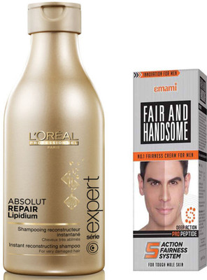 

L'Oreal Absolute Lipidium Shampoo and Fair and Handsome (Set of 2)(Set of 2)