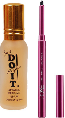 

Oriflame Sweden The ONE High Impact Eye Pencil 0.3g ( Onyx Black - 31557 ) With Just Doit Parfume 30ml(Set of 2)