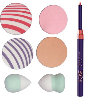 

Oriflame Sweden The ONE Colour Stylist Lip Liner ( Coral Ideal - 31438 ) With Puff Sponge(Set of 7)