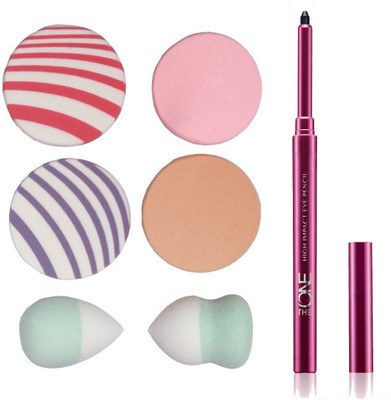 

Oriflame Sweden The ONE High Impact Eye Pencil 0.3g ( Onyx Black - 31557 ) With Puff Sponge(Set of 7)