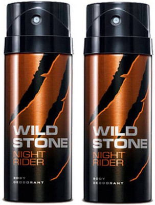 

Wild Stone Night Rider Deodorant Spray Pack of 2 Combo (150ML each) Deodorant Spray - For Men(300 ml, Pack of 2)