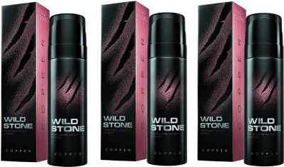 

Wild Stone Code Copper Perfume Body Spray Pack of 3 Combo (120ML each) Perfume Body Spray - For Men(360 ml, Pack of 3)