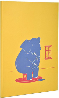 

CollarFolk Regular Journal(Printed Elephant, Yellow)