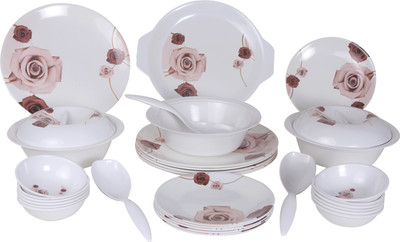 

Eagleware Floral Melamine Pack of 33 Dinner Set(Melamine)