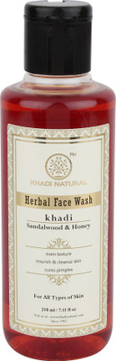 

Khadi Natural Sandalwood and Honey Face Wash(210 ml)