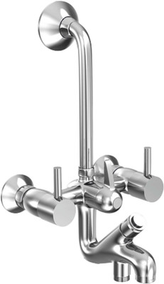 

Sheetal 1809 Shine Wall Mixer 3 In 1 System With Provision For Overhead Shower Cartridge Faucet(Wall Mount Installation Type)