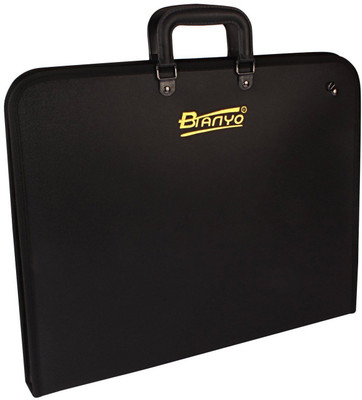 

Bianyo Plastic Portfolio Folder(Set Of 1, Black)