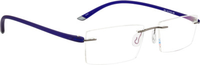 Glitters Rimless Rectangle Frame(51 mm