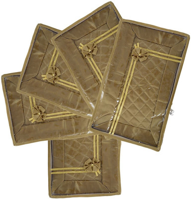 

Indi Bargain Satin Designer Petticoat Cover set Set of 5(Golden)
