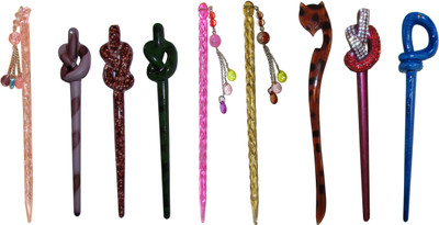 

PATHAK combo of juda sticks Bun Stick(Multicolor)