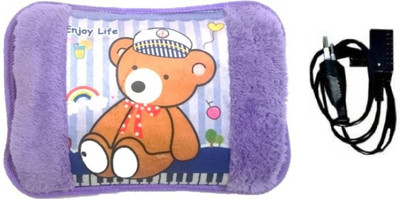 

Tuelip Velvet Bear Print Pocket Heat Gel Pad Electric 1 L Hot Water Bag(Multicolor)