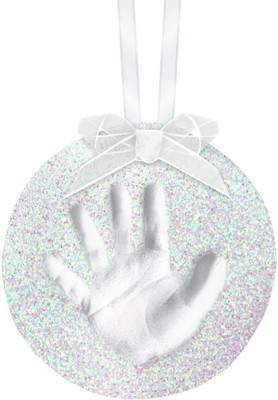 

Pearhead Babyprints Glitter Ornament Keepsake(Silver)