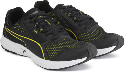 

Puma Boys Lace Sneakers(Black, Puma black-nrgy yellow