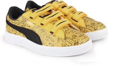 

Puma Boys & Girls Velcro Sneakers(Yellow, Minion yellow-puma black