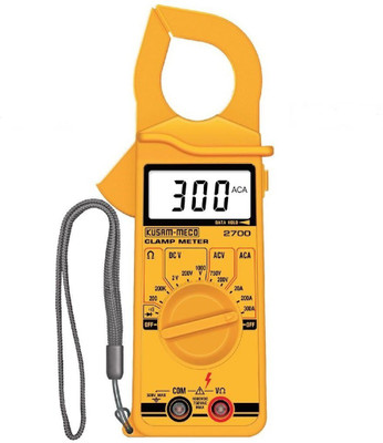 

Kusam-meco KM 2700 Clamp Meter Digital Multimeter(Yellow 2000 Counts)
