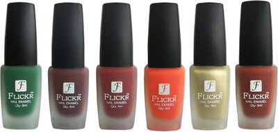 

Flickr VELVET MATTE NAIL POLISH Green,Maroon,Reddish Maroon,Orange,Golden,Nude(Pack of 6)