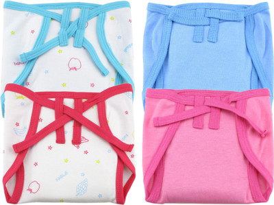 

Hatchlingz Padded Cloth Tie Knot Nappy, Pink