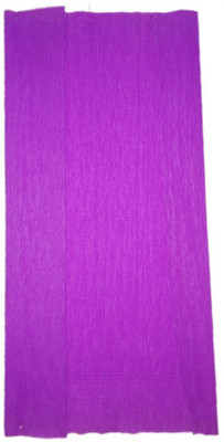 

Shreeji Decoration 5 Pcs of Crepe Paper for Decoration,School Projects,Home Decoration,Flower making, Gift wrapping, Festive decoration, Party decoration, Hobby craft,Art & Craft Ruled 1 Metre Craft paper(Set of 1, Purple)