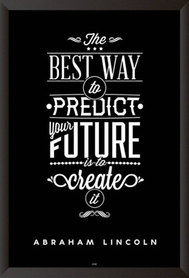 

PW Abraham Lincoln Quote Wall Poster 13*19 inches Matte Finish Paper Print(19 inch X 13 inch, Rolled)