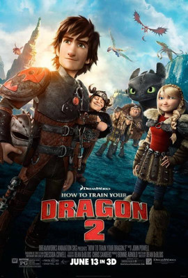 

How to train your dragon 2 (A) Wall Poster POSTER PRINT ON 13X19 INCHES Paper Print(19 inch X 13 inch, Rolled)