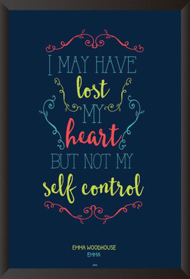 

PW Emma Woodhouse Quote Wall Poster 13*19 inches Matte Finish Paper Print(19 inch X 13 inch, Rolled)
