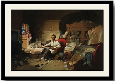 

Wall Poster Abraham Lincoln POSTER PRINT ON 13X19 INCHES 3D Poster(13 inch X 19 inch, Rolled)