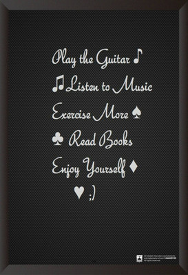 

PW Enjoy Yourself Special Wall Poster 13*19 inches Matte Finish Paper Print(19 inch X 13 inch, Rolled)
