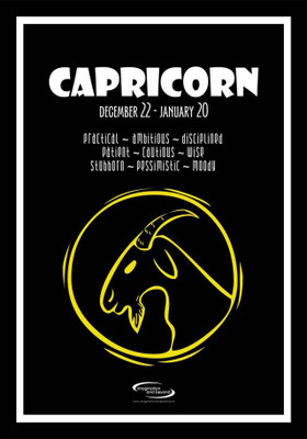 

PW Zodiac Sign Capricorn Wall Poster 13*19 inches Matte Finish Paper Print(19 inch X 13 inch, Rolled)