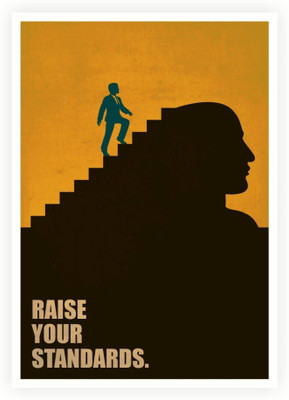 

PW Raise Your Standards Business Quotes Wall Poster 13*19 inches Matte Finish Paper Print(19 inch X 13 inch, Rolled)