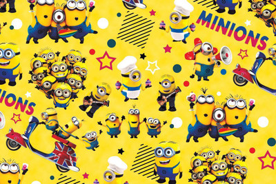 

Minnion hd design sheet POSTER PRINT ON 13X19 INCHES 3D Poster(19 inch X 19 inch, Rolled)